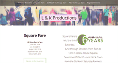Desktop Screenshot of landkproductions.com